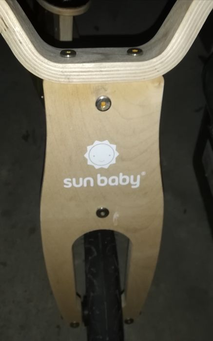 Rowerek biegowy dziecięcy SUN BABY (drewniany)