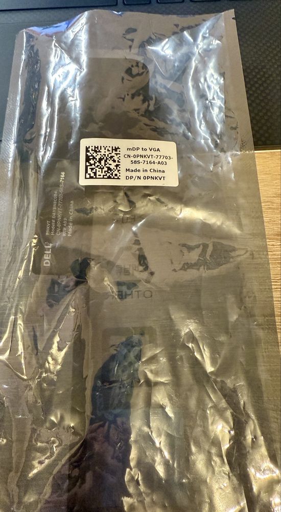 Dell adapter mini display port VGA | mdp to VGA | stan idealny