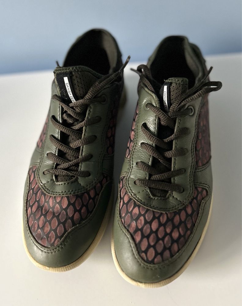 Buty damskie sneakersy Ecco danish design 39 zielony