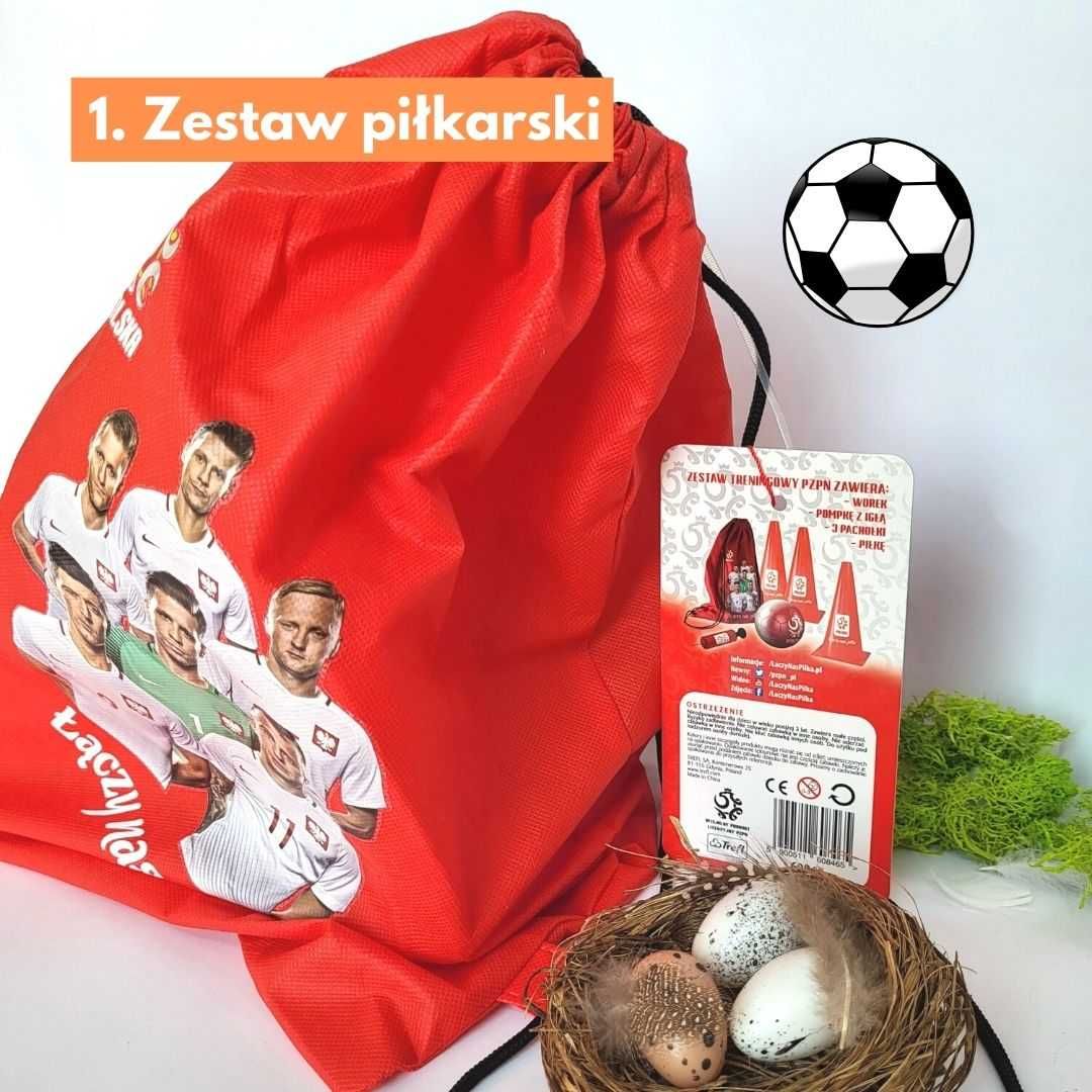 Wielkanoc zestaw prezent upominek "PIŁKA NOŻNA" dla chłopca lat 9