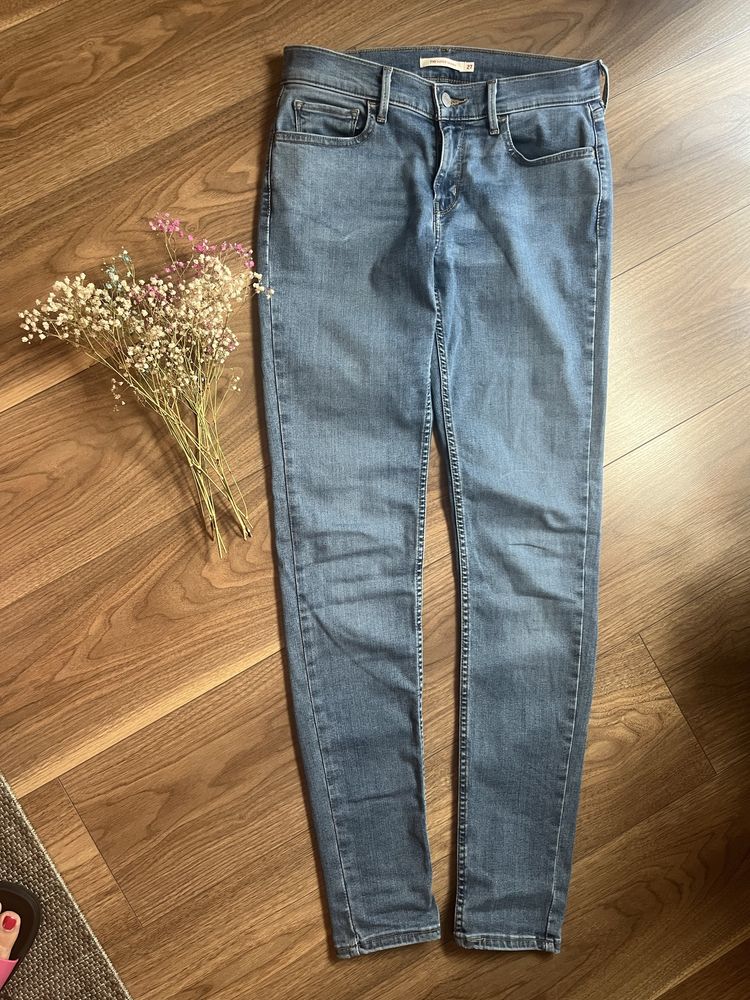 Spodnie jeansy M Levi W27 L 32 Super Skinny 710