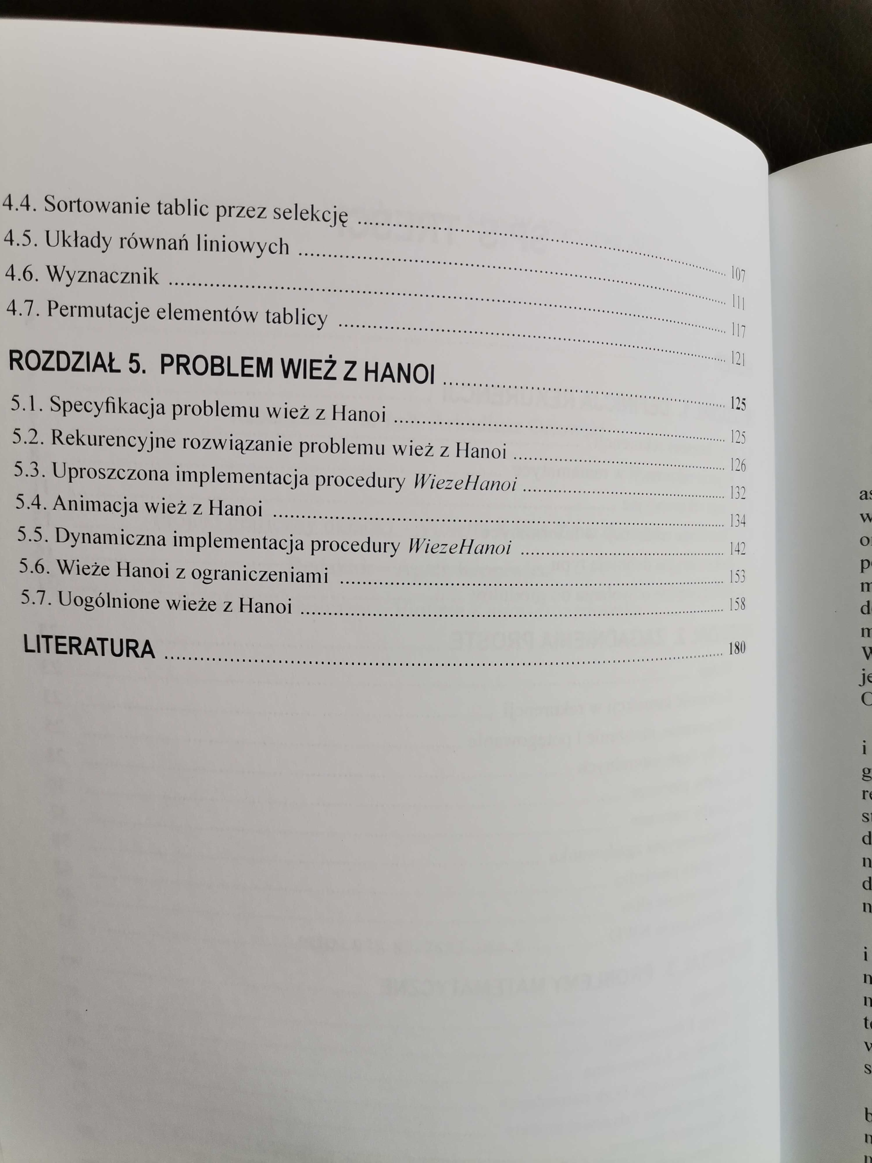 Wprowadzenie w rekurencje SGGW kwasowiec Karwowski programowanie