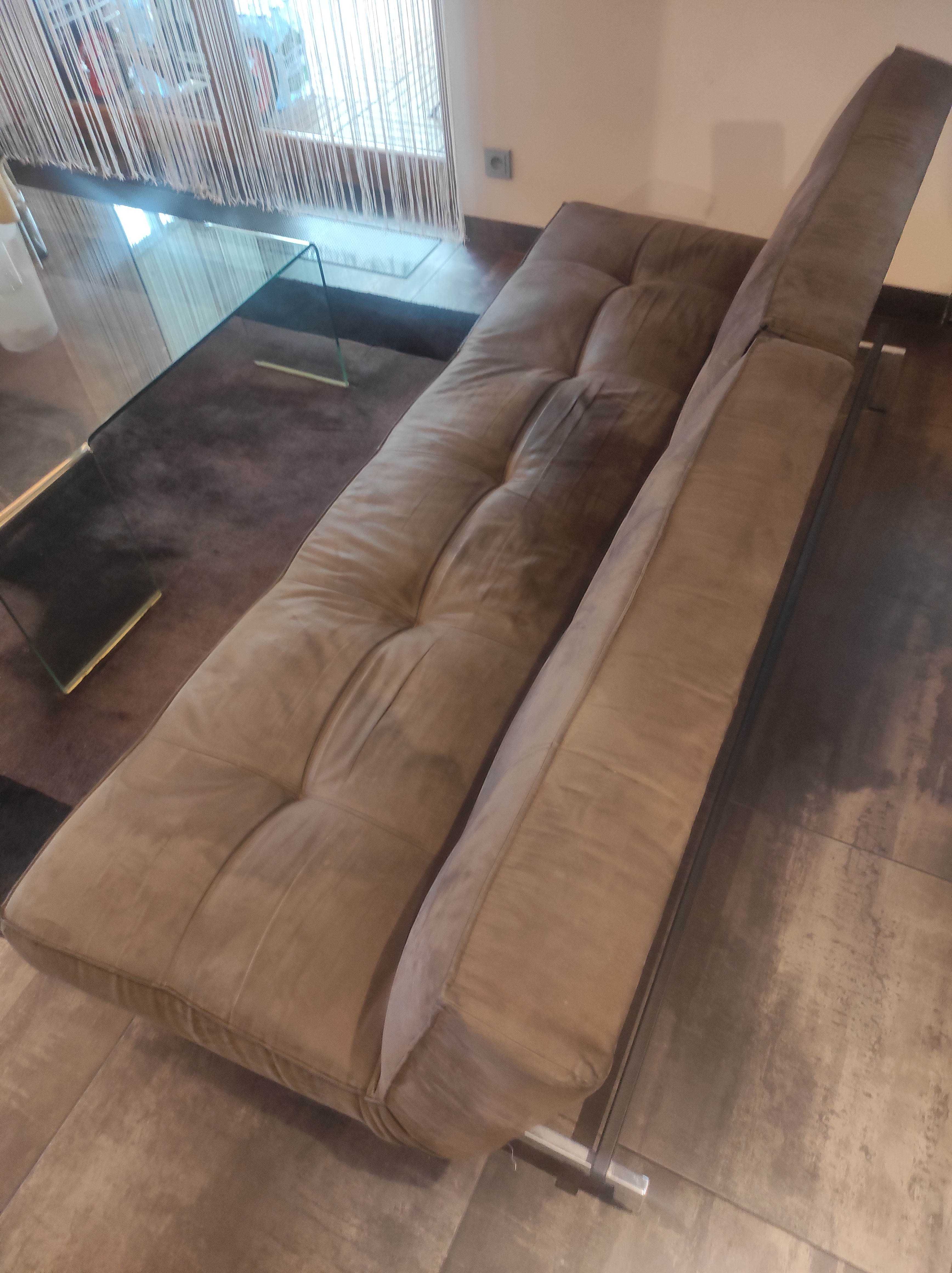 Sofa + dwa fotele rozkładane Innovation Splitback alkantara + gratisy