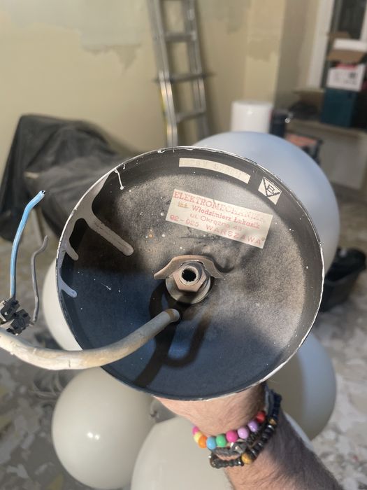 Lampa wiszaca z czasow PRL