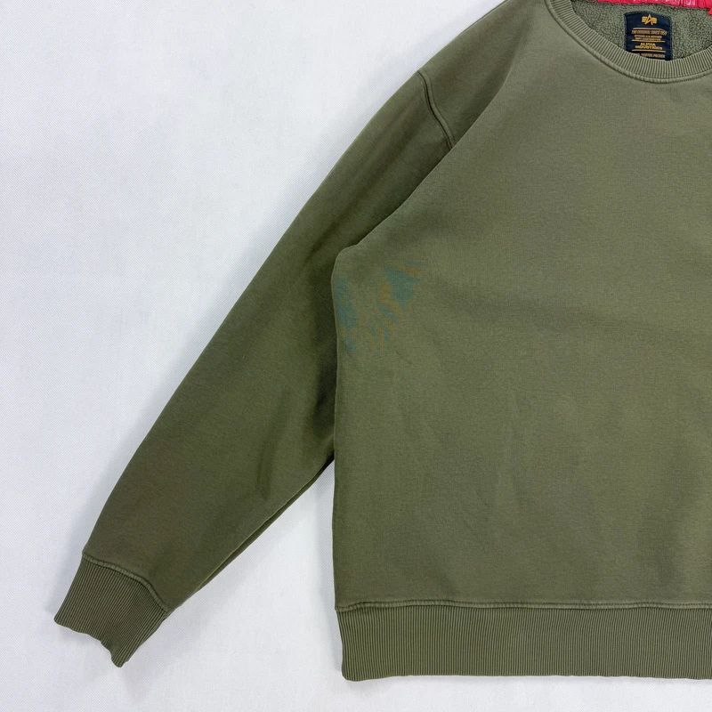 Bluza bez kaptura crewneck Alpha Industries