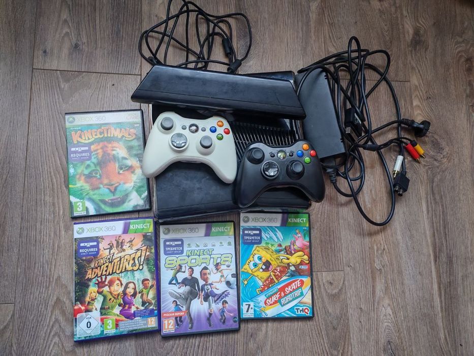 Консоль Microsoft Xbox 360 slim х бокс приставка