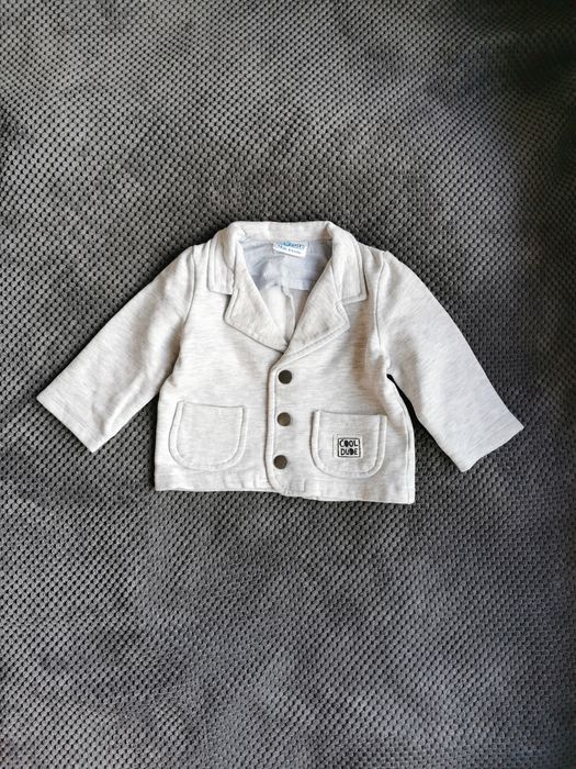 Marynarka szara 6-9 miesięcy 74 cm