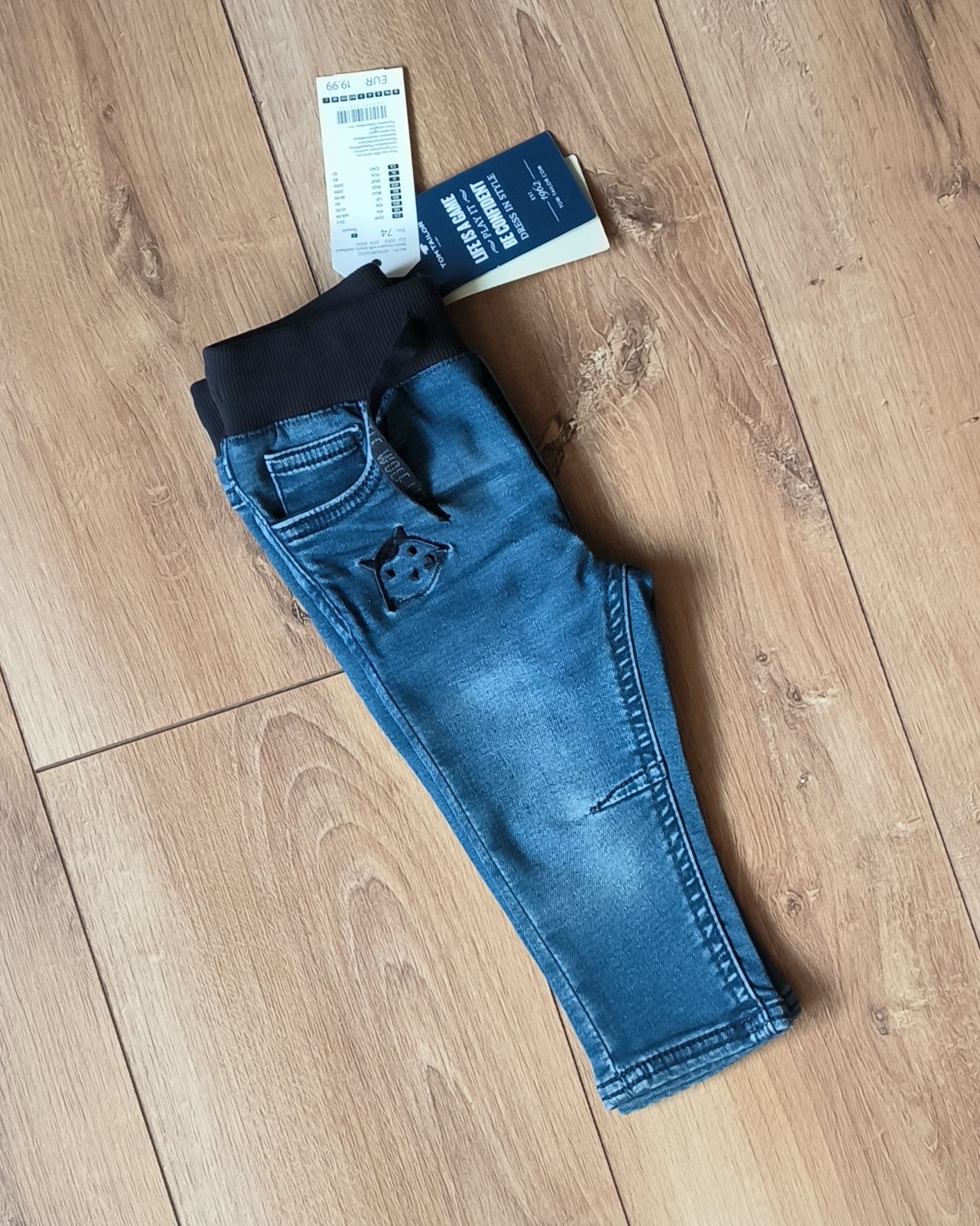 Tom Tailor spodnie miekki jeans r. 74cm nowe z metkami