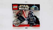 Lego Star Wars 454_7551 - Darth Vader Chrome Black polybag selado