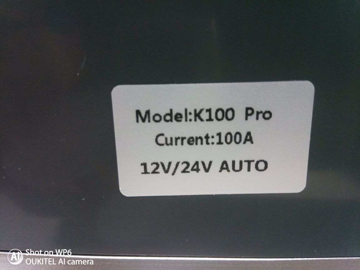 Controlador de Carga Solar 100A MPPT verdadeiro 12V 24V K100 PRO