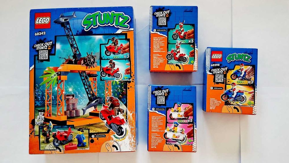 Lego City Stuntz Lote conjunto de 4 sets selados