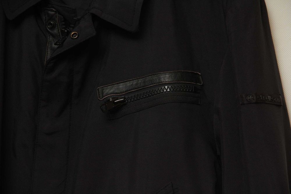 Strellson 56 L куртка из износоустойкивого сукна и хромовой кожи