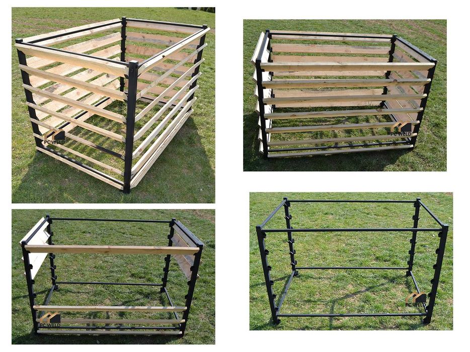 Kompostownik Stal + Drewno