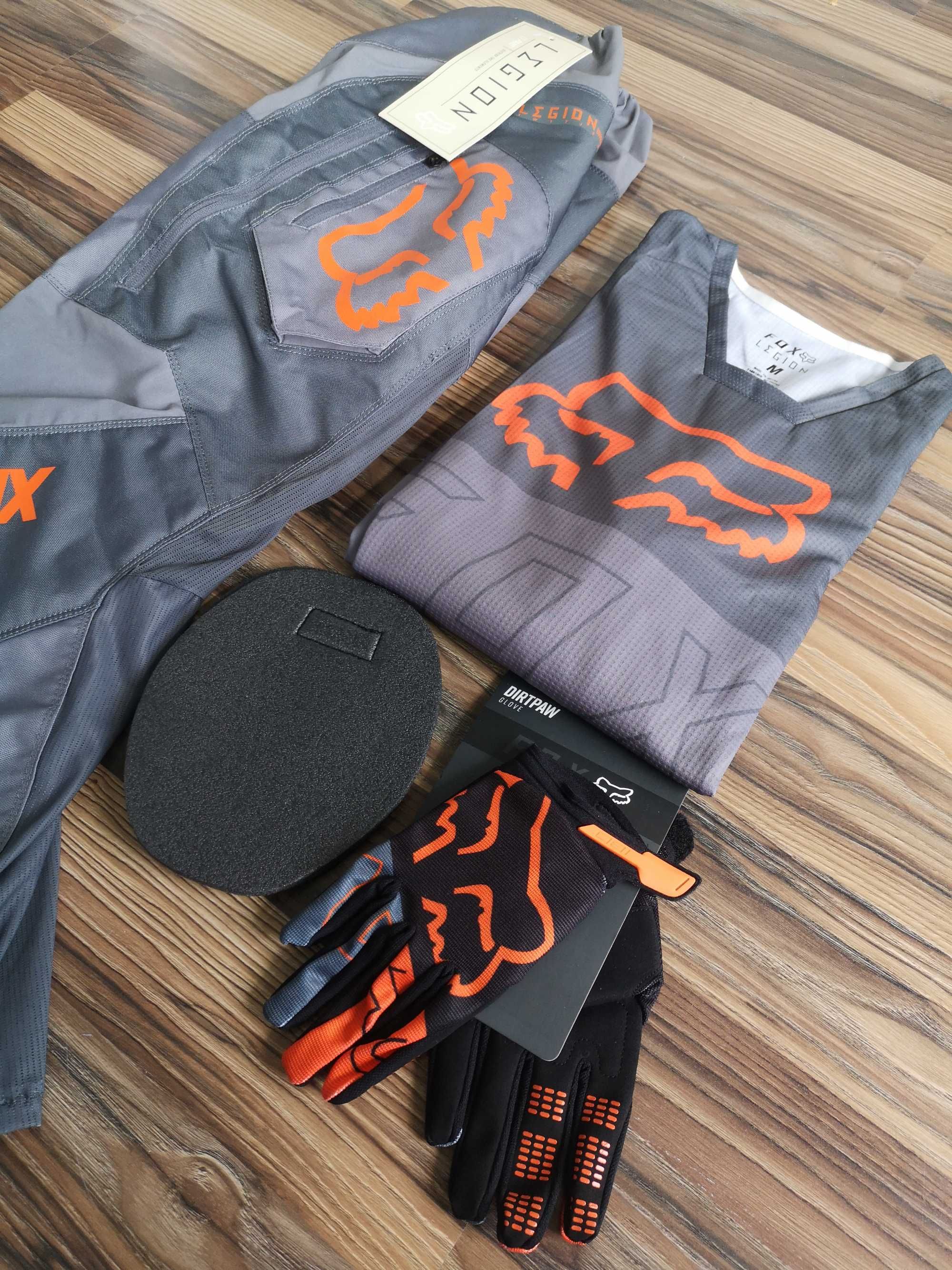 Strój FOX MX Legion (LT Steel Grey)(cross,quad,enduro,mtb,dh)