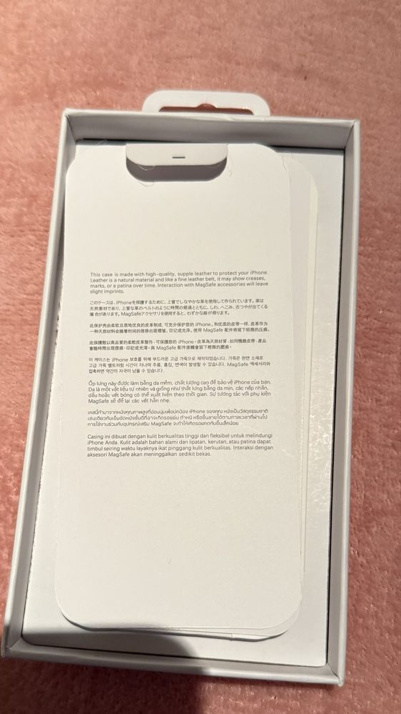capa em couro para iphone 16 pro original