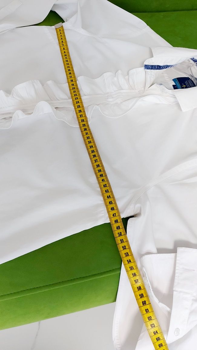 Piękna koszula Ochnik S biała bawełna 100% fit nowa