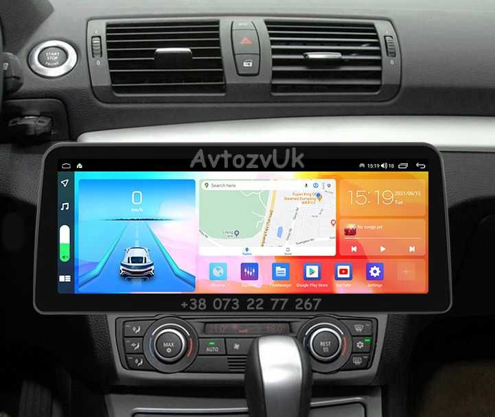 Магнитола BMW 1 e81 e82 e87 e88 GPS USB е81 е82 е88 CarPlay Android 14