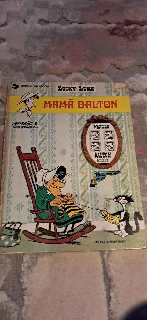 Banda desenhada Lucky Luke Mamã Dalton