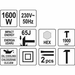 Młot wyburzeniowy 65J chłodzony olejem