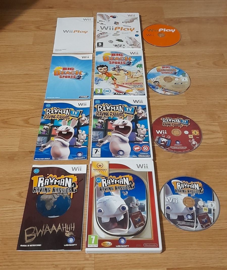Jogos Nintendo Wii/Wii U (Originais,Completos,Versão PT)