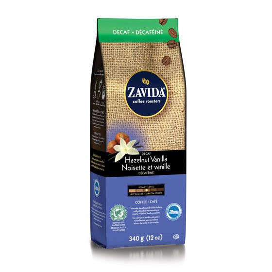 Кава Zavida Decaf Hazelnut Vanilla "Фундук Ваніль Без кофеїну"