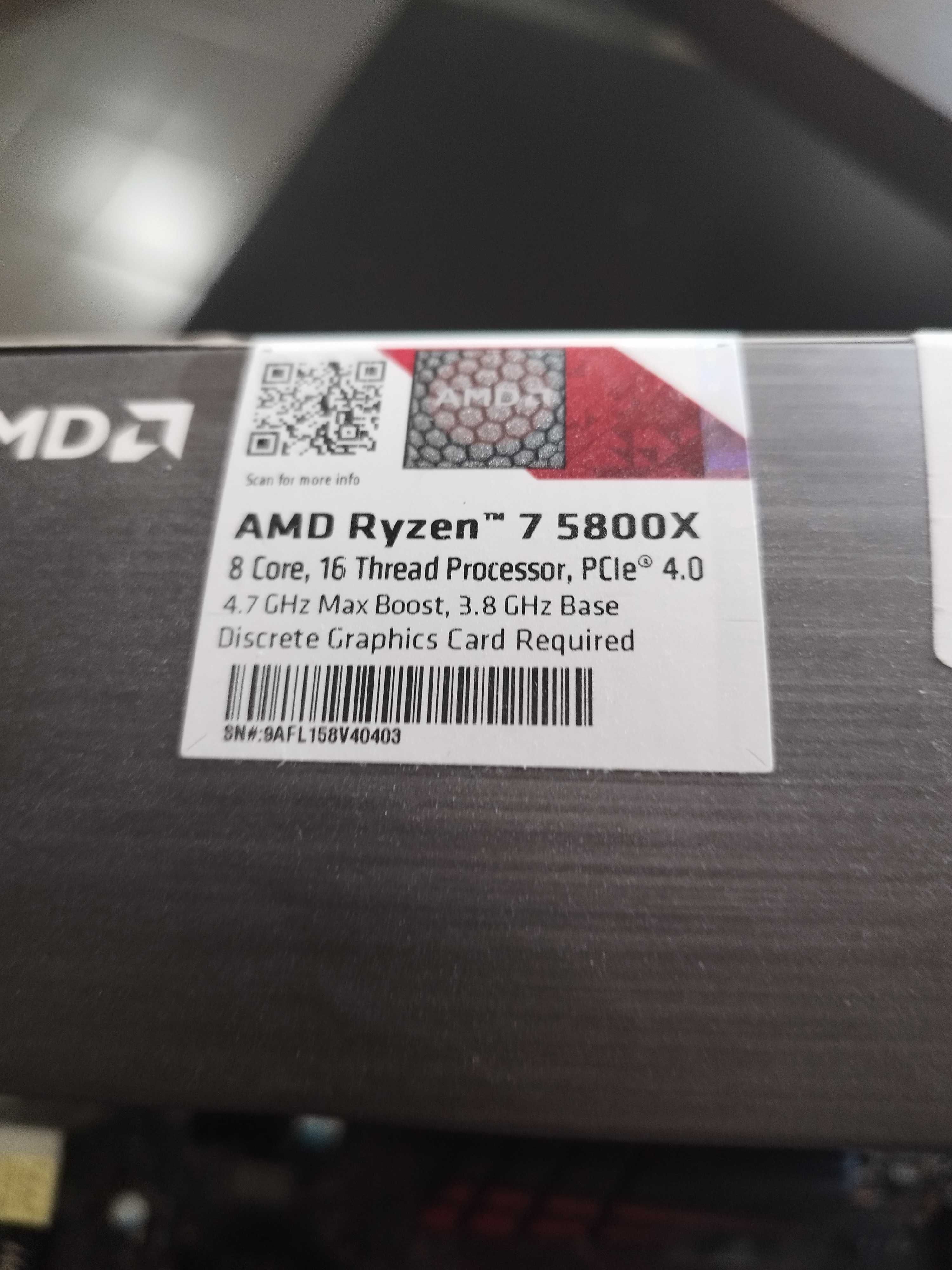 Bundle ryzen 7 5800X + msi b350 gaming plus
