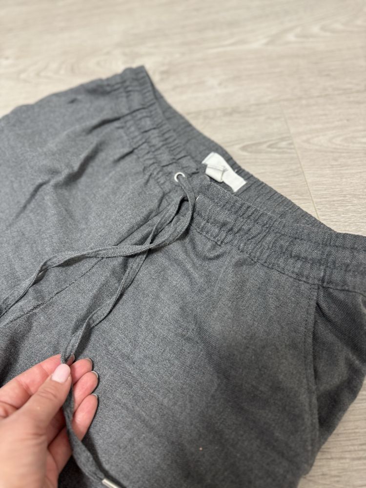 Штани сірі брюки H&M 36/38 розмір S M