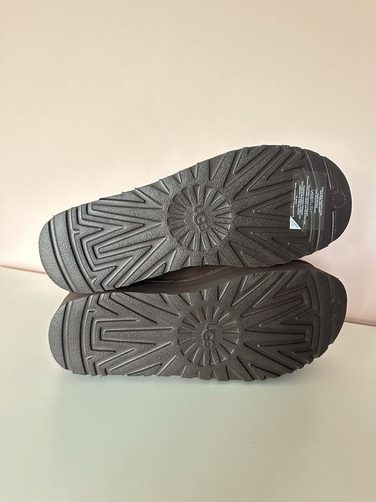 UGG W Classic Mini Platform skórzane brązowe emu botki śniegowce r. 42