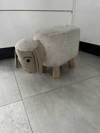 taboret, stołek, krzesełko owieczka dla dzieci