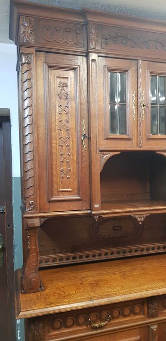 Stary drewniany kredens retro antyk w dobrym stanie