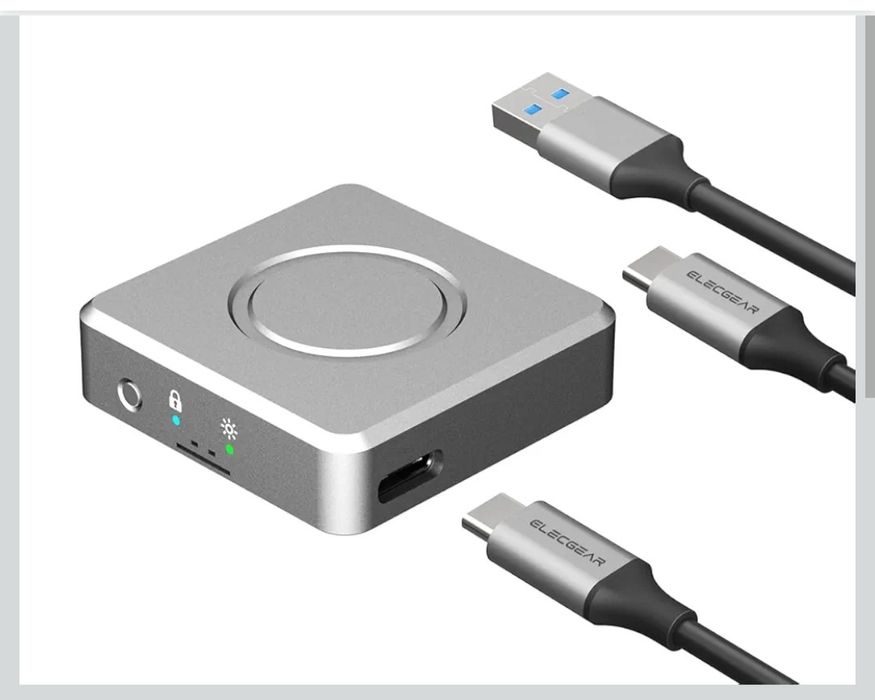 ElecGear Aluminiowa obudowa adapter do dysku SSD PCIe M.2 30 mm