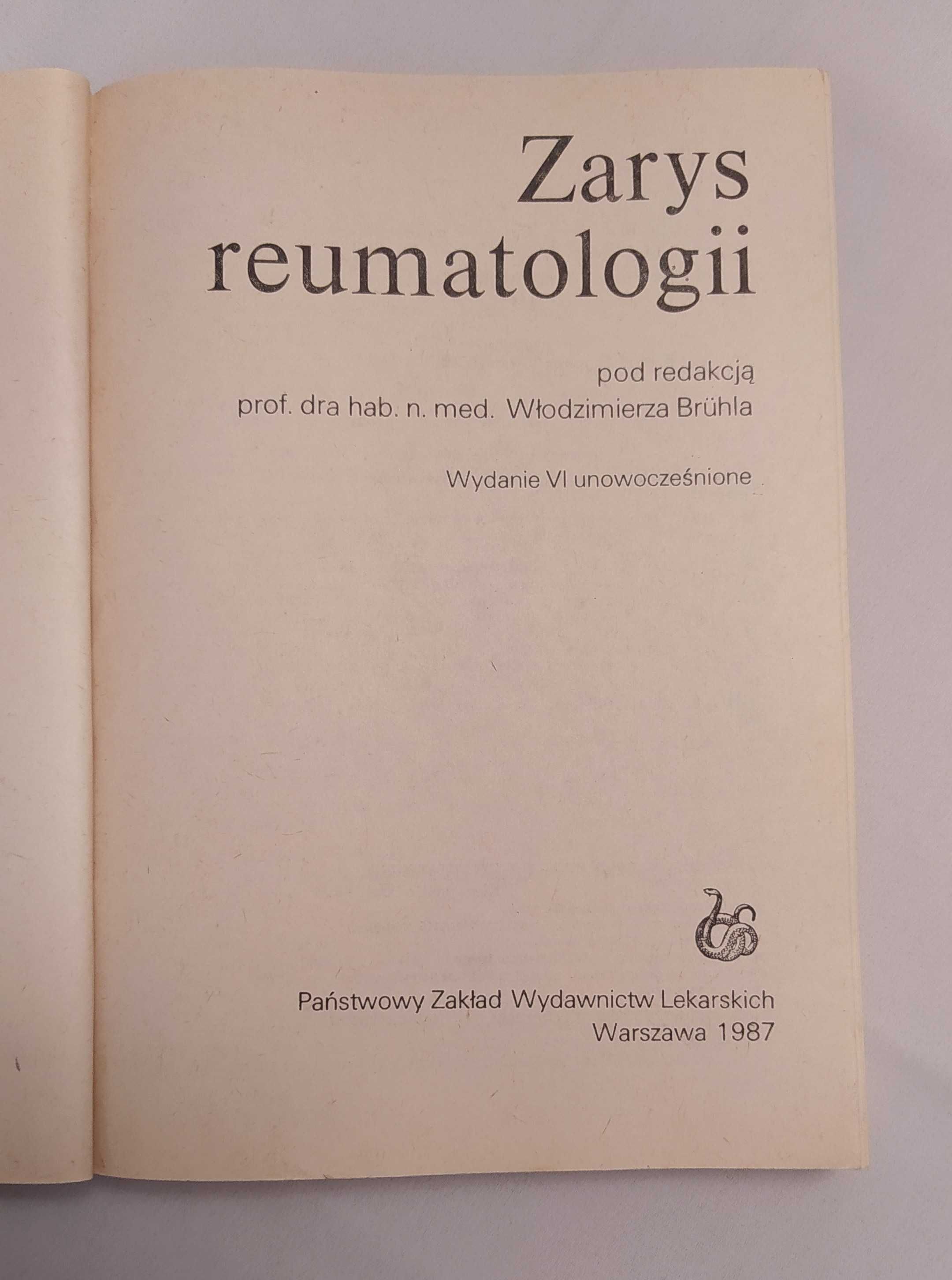 ZARYS REUMATOLOGII – Włodzimierz Brühl