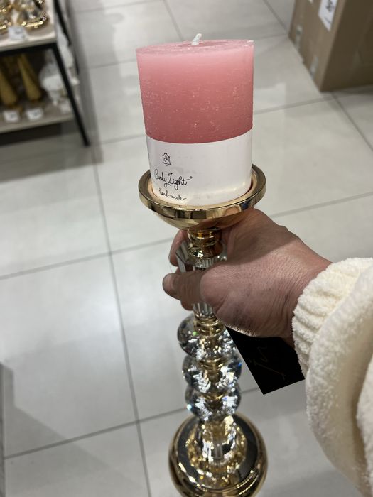 Подсвечник хрустальный