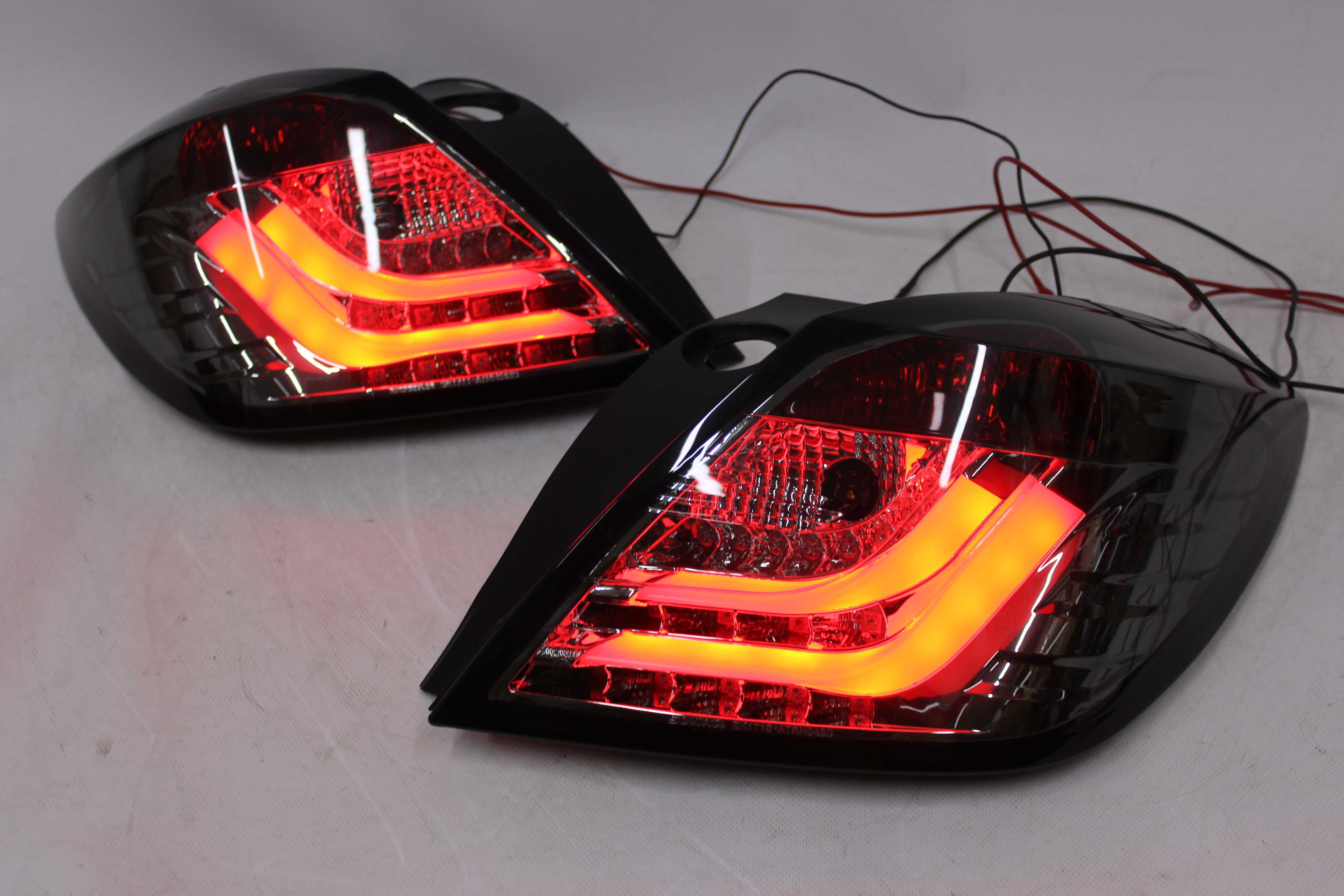 Lampy tył tylne OPEL ASTRA H GTC 04-09 3D LED BAR Neon SMOKE NOWE