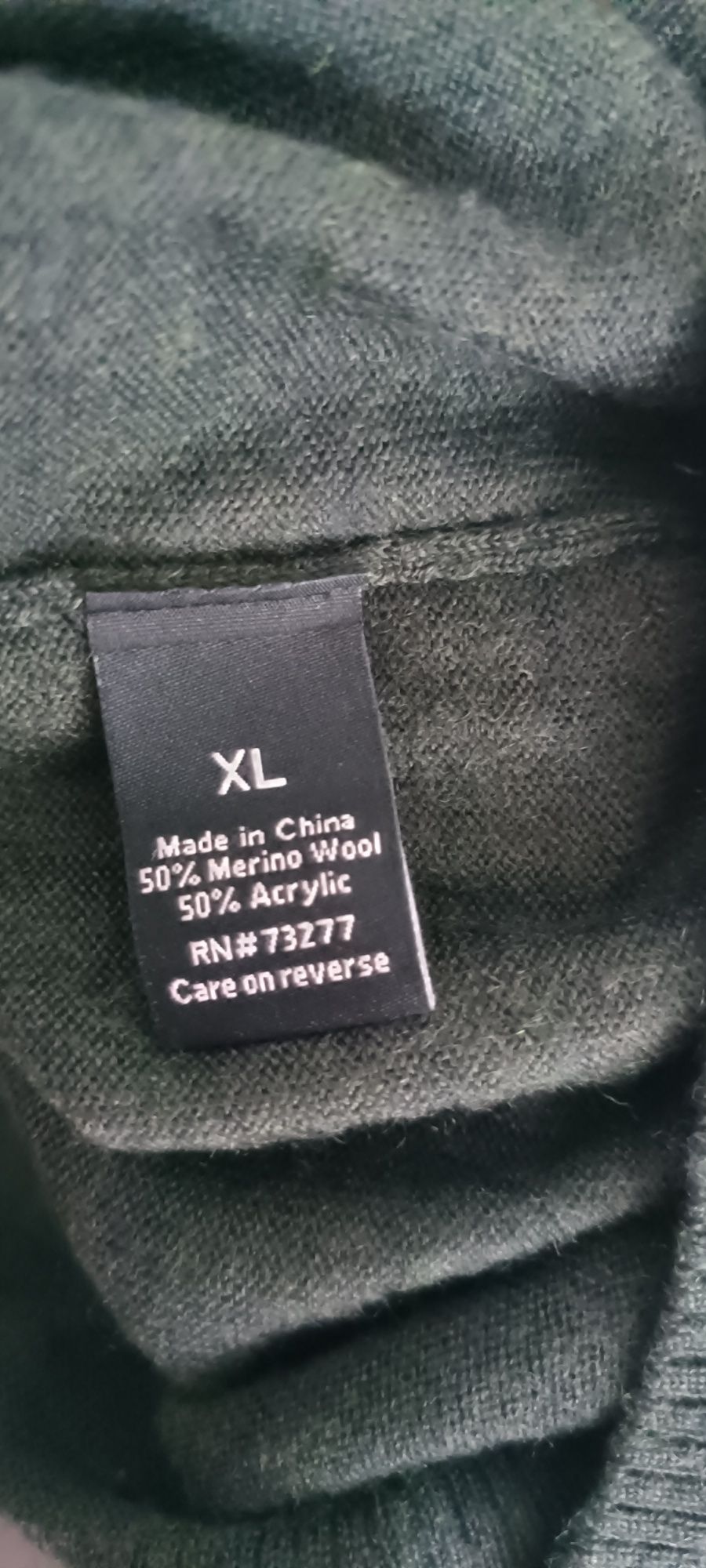 Sweter męski APT.9 50% Merino Wool XL