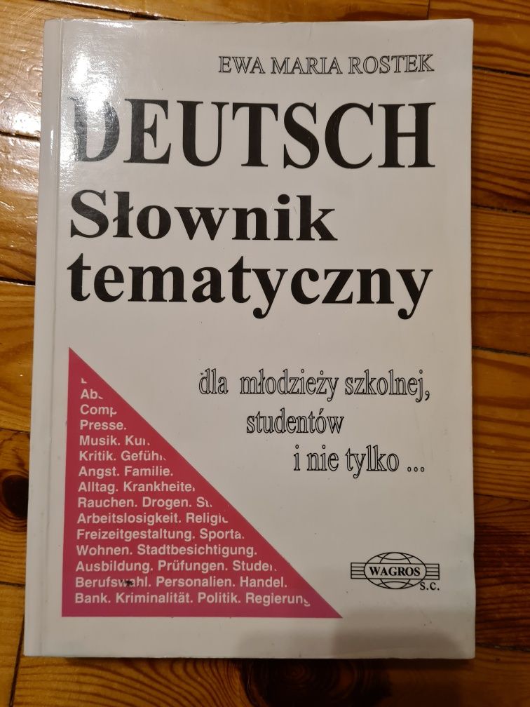 Deutsch slownik tematyczny Ewa Maria Rostek repetytorium matura