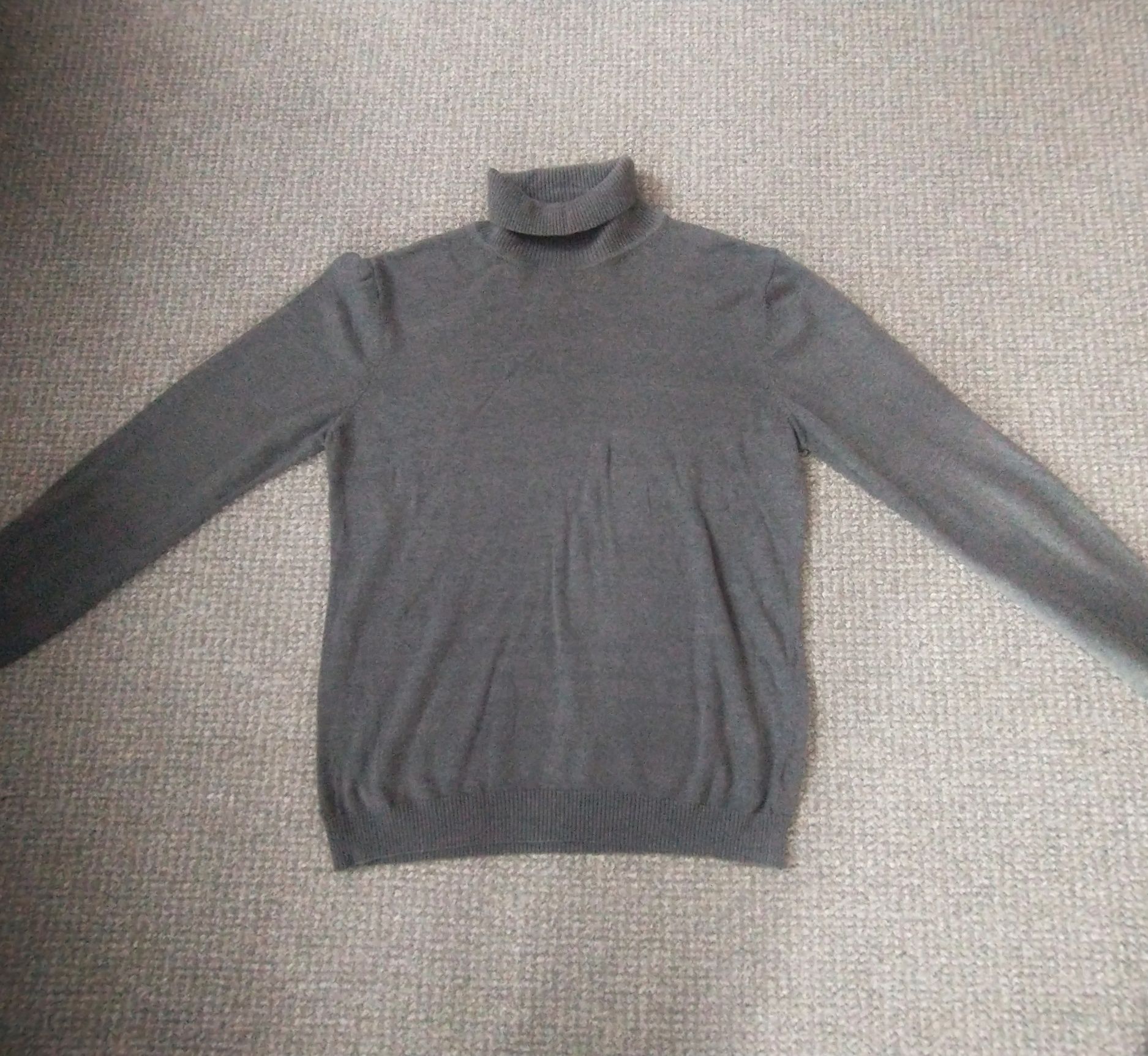 Sweter sweterek  szary elegancki męski 100% bawełna Watsons L 52/54