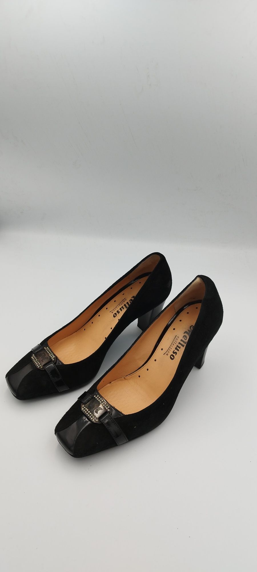Buty damskie półbuty czolenka melluso