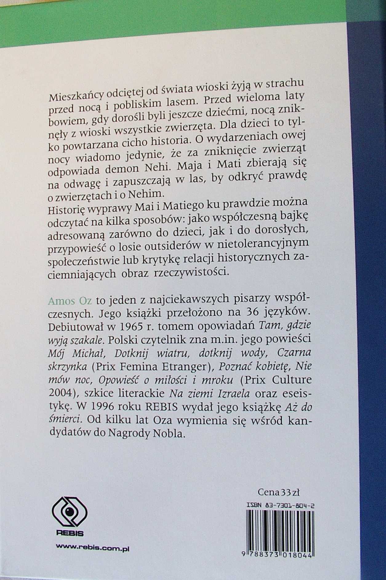 Nagle w Głębi Lasu - Amos Oz AUTOGRAF