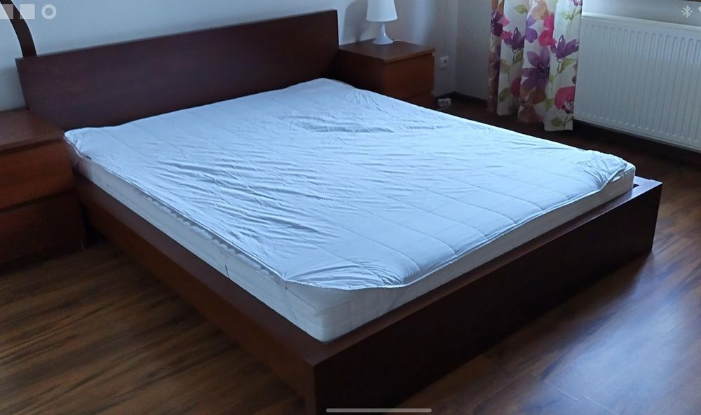 Rama łóżka Malm 160x200 cm, plus materac (twardy) gratis