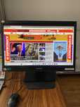 Monitor Samsung seria SyncMaster SA450 model S22A450BW 22 +okablowanie