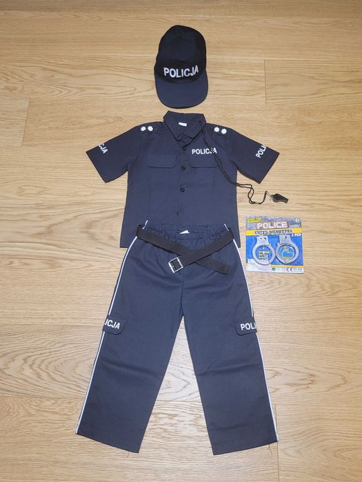 Przebranie - Policjant, rozm. 98/104 (3-4 lata)