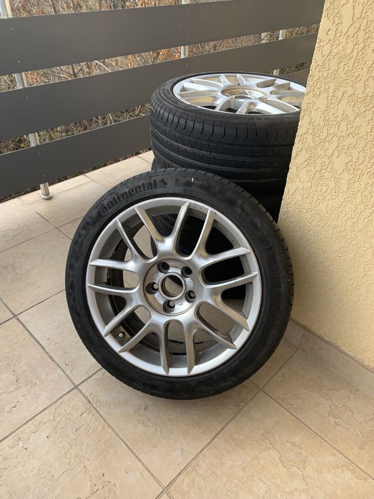 Диски BBS оригінал 5*112 - R17 + резина Continental