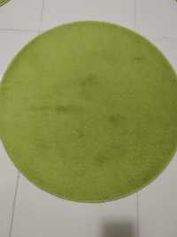 Tapetes verdes redondos 70cm