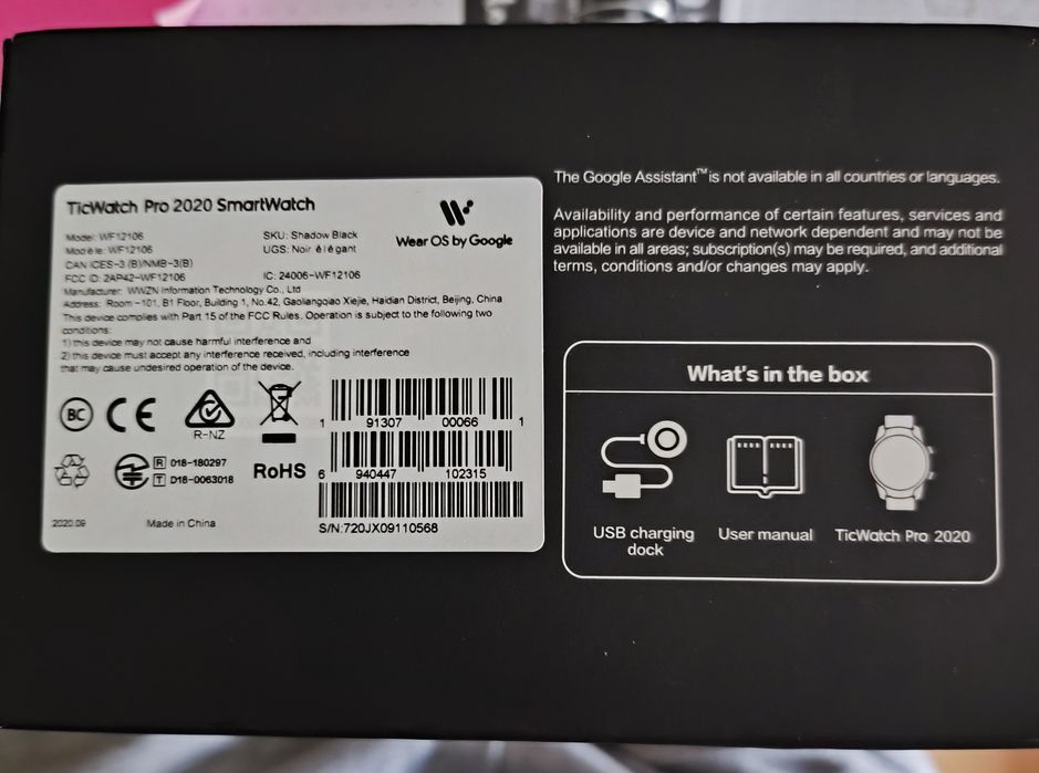 Ticwatch Pro 2020 Smartwatch