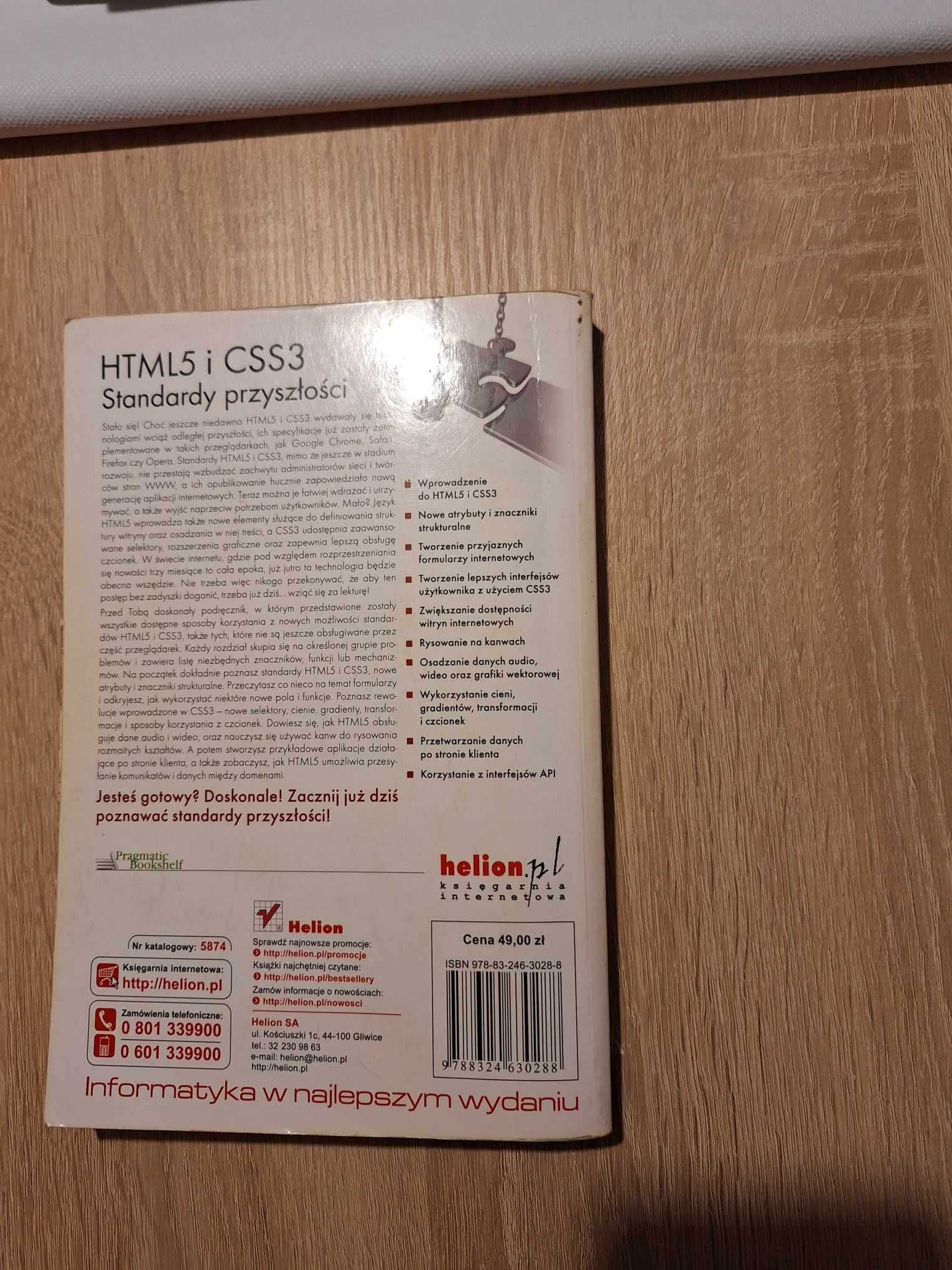 Książka "HTML5 i CSS3. Standardy przyszłości"