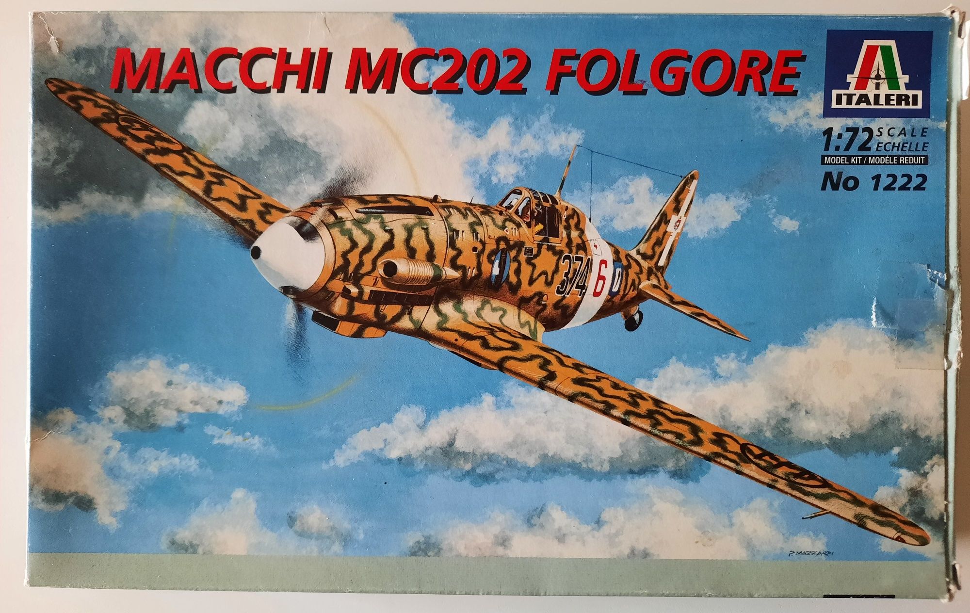 Model do sklejania Macchi MC202 Folgore, 1/72 Italeri 1222 i akcesoria