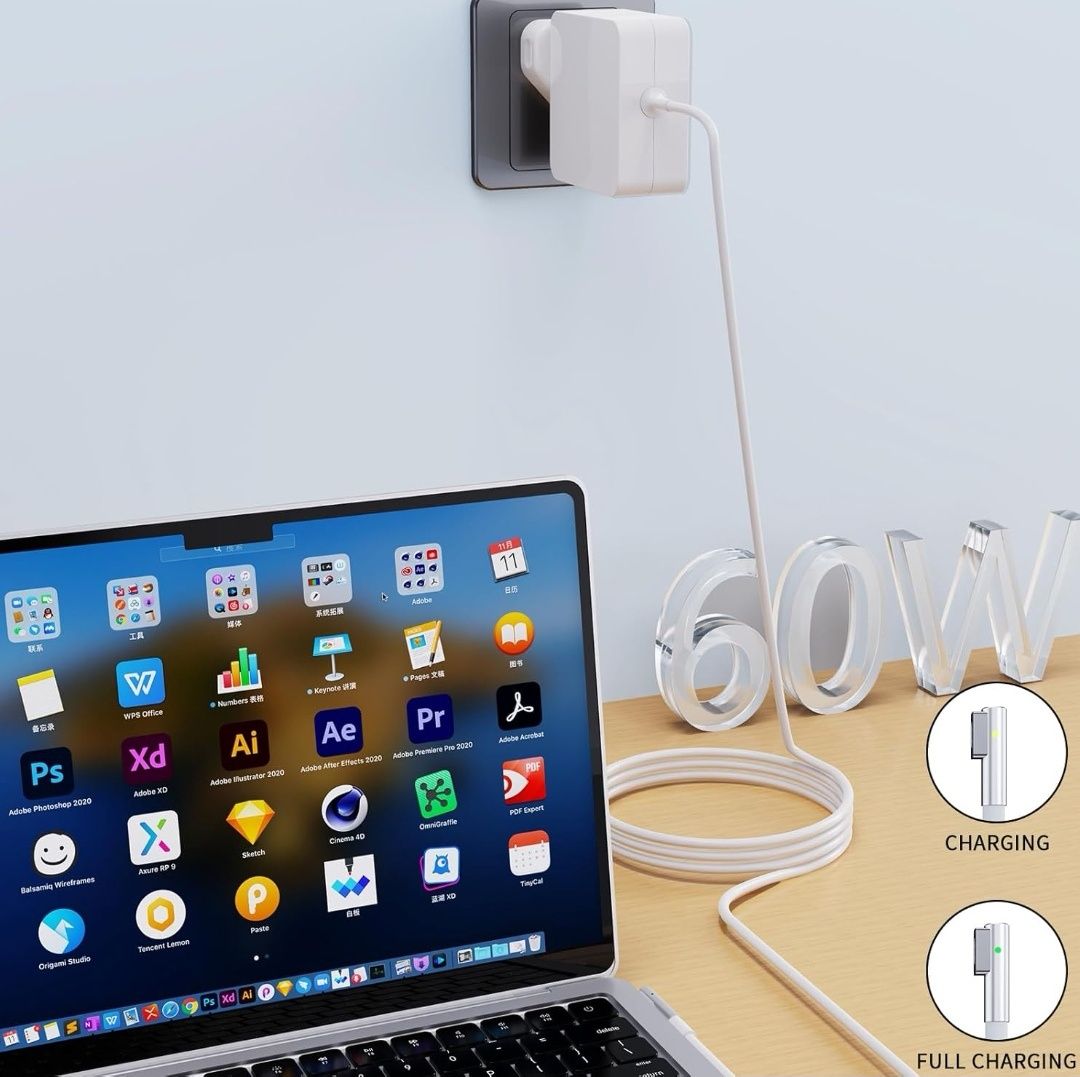 Ładowarka do APPLE 60W 16,5V 3,65A MgSafe1 L-Type zamiennik