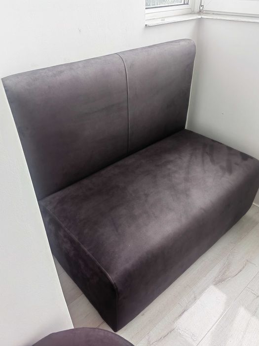 Диванчик, диван для балкону, кімнати, кафе, залів очікування, кухні.