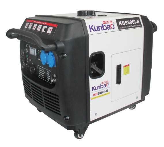 Генератор инверторный бензиновый 3.5 кВт KUNBAO  KB5800i-E